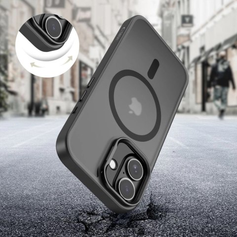 Etui Tech-Protect MagStand MagSafe na iPhone 17 - czarny mat