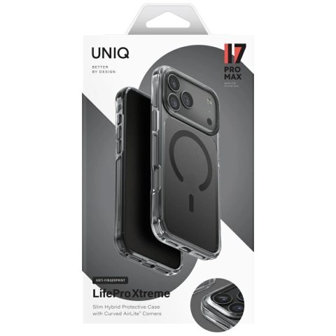 Etui UNIQ LifePro Xtreme Magclick Charging do iPhone 17 Pro Max - czarne