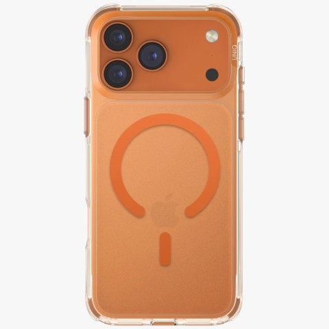 Etui UNIQ LifePro Xtreme Magclick Charging do iPhone 17 Pro Max - pomarańczowe