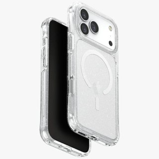 Etui UNIQ LifePro Xtreme Magclick Charging do iPhone 17 Pro Max - przezroczysty-brokat