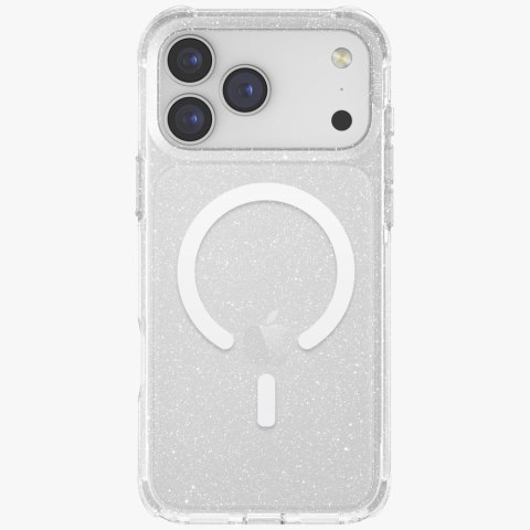 Etui UNIQ LifePro Xtreme Magclick Charging do iPhone 17 Pro Max - przezroczysty-brokat
