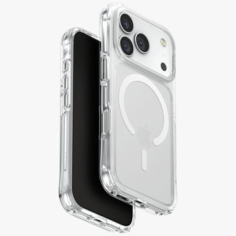 Etui UNIQ LifePro Xtreme Magclick Charging do iPhone 17 Pro - przezroczysty-brokat