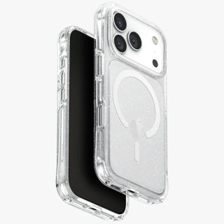 Etui UNIQ LifePro Xtreme Magclick Charging do iPhone 17 Pro - przezroczysty-brokat