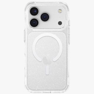 Etui UNIQ LifePro Xtreme Magclick Charging do iPhone 17 Pro - przezroczysty-brokat