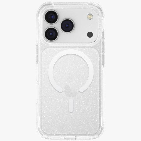 Etui UNIQ LifePro Xtreme Magclick Charging do iPhone 17 Pro - przezroczysty-brokat