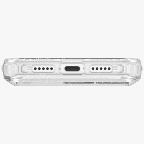 Etui UNIQ LifePro Xtreme Magclick Charging do iPhone 17 Pro - przezroczysty-brokat