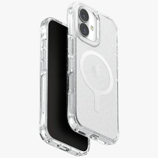 Etui UNIQ LifePro Xtreme Magclick Charging do iPhone 17 - przezroczysty-brokat