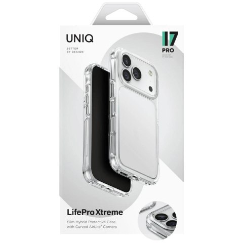 Etui UNIQ Lifepro Xtreme do iPhone 17 Pro - przezroczyste