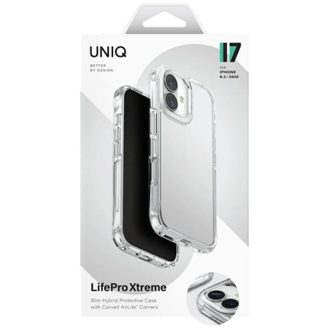 Etui UNIQ Lifepro Xtreme do iPhone 17 - przezroczyste