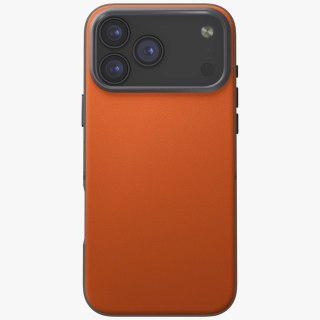 Etui UNIQ Lyden DS do iPhone 17 Pro Max Magclick Charging - pomarańczowo-szary