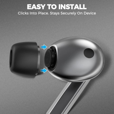 Nakładki Tech-Protect Ear Tips do słuchawek Samsung Galaxy Buds 3 Pro w rozmiarach S / M / L - czarne (3 szt.) Nakładki Tech-Protect Ear Tips do słuchawek Samsung Galaxy Buds 3 Pro w rozmiarach S / M / L - czarne (3 szt.)