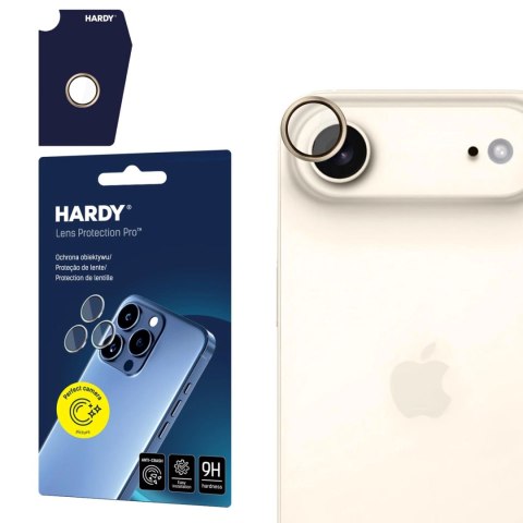 Szkło na obiektyw 3mk HARDY Lens Protection Pro do iPhone 17 Air - złote Szkło na obiektyw 3mk HARDY Lens Protection Pro do iPhone 17 Air - złote