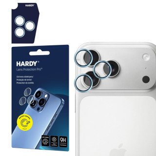 Szkło na obiektyw 3mk HARDY Lens Protection Pro do iPhone 17 Pro / 17 Pro Max - niebieskie