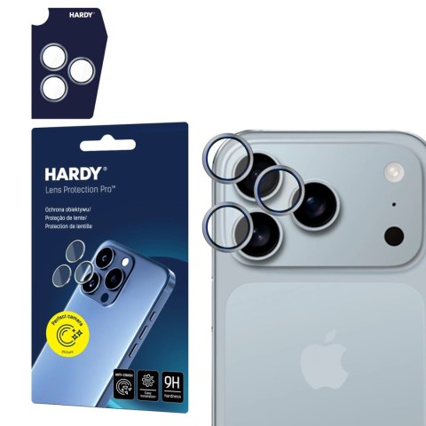 Szkło na obiektyw 3mk HARDY Lens Protection Pro do iPhone 17 Pro / 17 Pro Max - szare Szkło na obiektyw 3mk HARDY Lens Protection Pro do iPhone 17 Pro / 17 Pro Max - szare