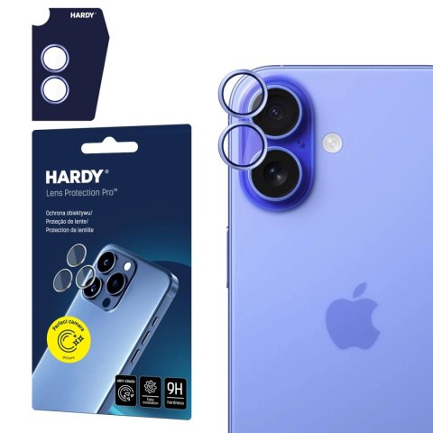Szkło na obiektyw 3mk HARDY Lens Protection Pro do iPhone 17 - niebieskie Szkło na obiektyw 3mk HARDY Lens Protection Pro do iPhone 17 - niebieskie