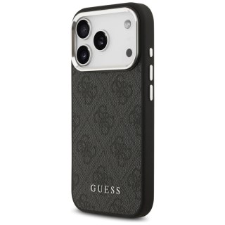 Etui Guess 4G Classic Logo MagSafe na iPhone 17 Pro - czarne
