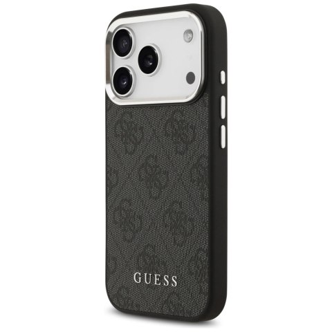 Etui Guess 4G Classic Logo MagSafe na iPhone 17 Pro - czarne