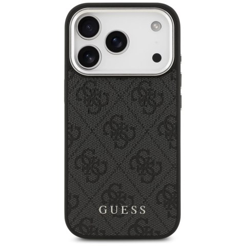 Etui Guess 4G Classic Logo MagSafe na iPhone 17 Pro - czarne
