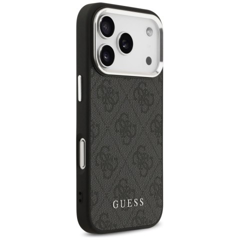 Etui Guess 4G Classic Logo MagSafe na iPhone 17 Pro - czarne