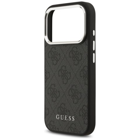 Etui Guess 4G Classic Logo MagSafe na iPhone 17 Pro - czarne