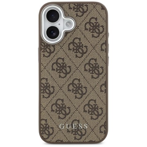 Etui Guess 4G Classic Logo MagSafe na iPhone 17 - brązowe