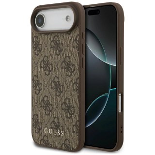 Etui Guess 4G Classic na iPhone 17 Air - brązowe