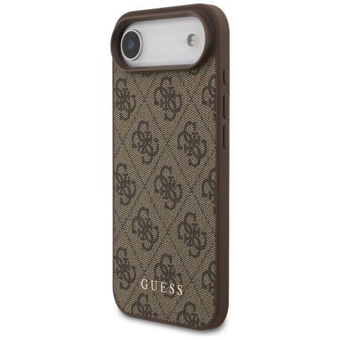 Etui Guess 4G Classic na iPhone 17 Air - brązowe