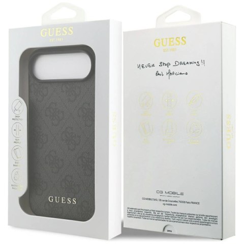 Etui Guess 4G Classic na iPhone 17 Air - czarne
