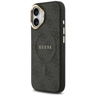 Etui Guess 4G PU Classic Logo MagSafe na iPhone 17 - czarne