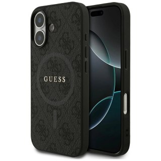 Etui Guess 4G Ring Classic Logo MagSafe do iPhone 17 - czarne