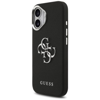 Etui Guess Grained Big 4G Classic Logo na iPhone 17 - czarne