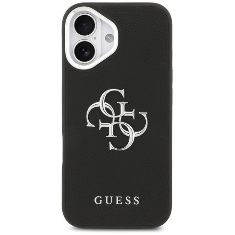 Etui Guess Grained Big 4G Classic Logo na iPhone 17 - czarne