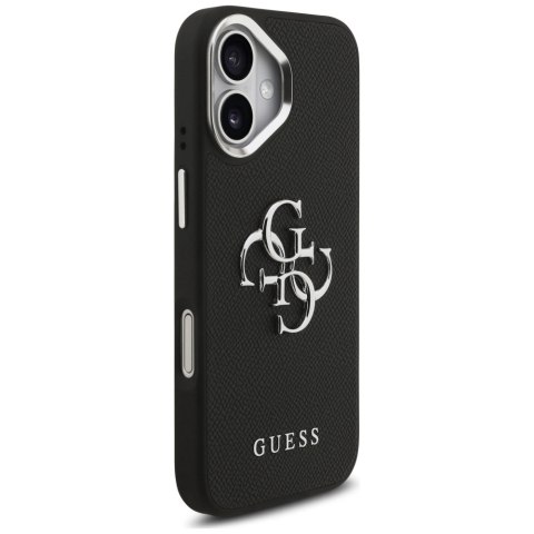Etui Guess Grained Big 4G Classic Logo na iPhone 17 - czarne