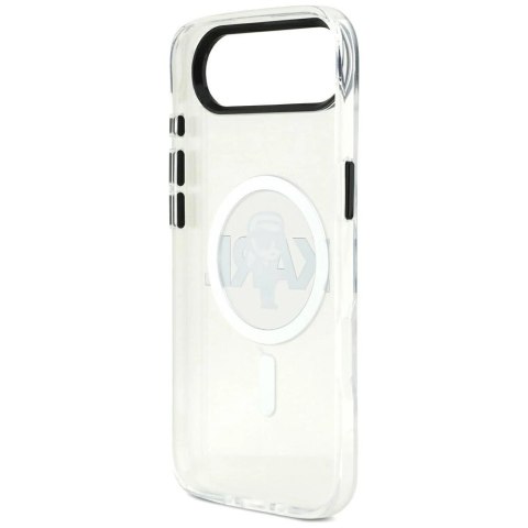 Etui Karl Lagerfeld IML Karl Sketch Logo MagSafe do iPhone 17 Air - przezroczyste