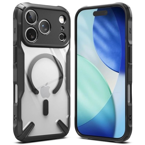 Etui Ringke Fusion X Magnetic MagSafe na iPhone 17 Pro Max - czarne