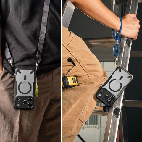 Etui Ringke Fusion X Magnetic MagSafe na iPhone 17 Pro - czarne