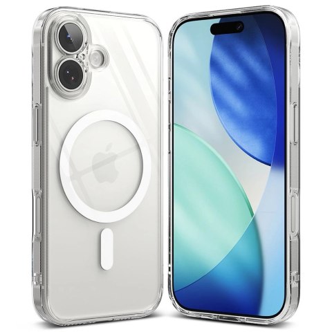 Etui Ringke Fusion Magnetic MagSafe na iPhone 17 - przezroczyste