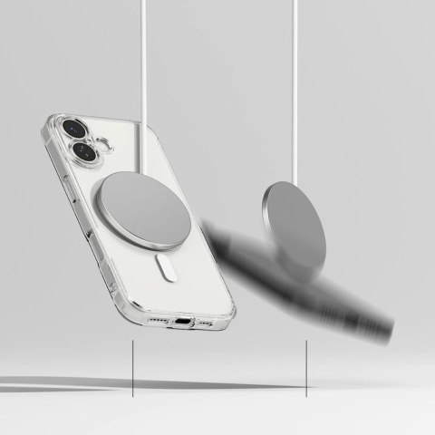 Etui Ringke Fusion Magnetic MagSafe na iPhone 17 - przezroczyste