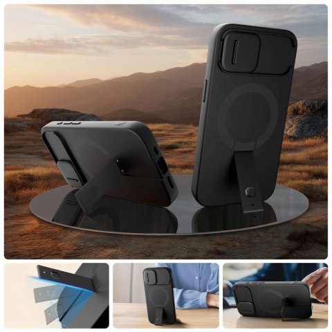 Etui Tech-Protect Kevlar Aura MagSafe na iPhone 16e - czarne