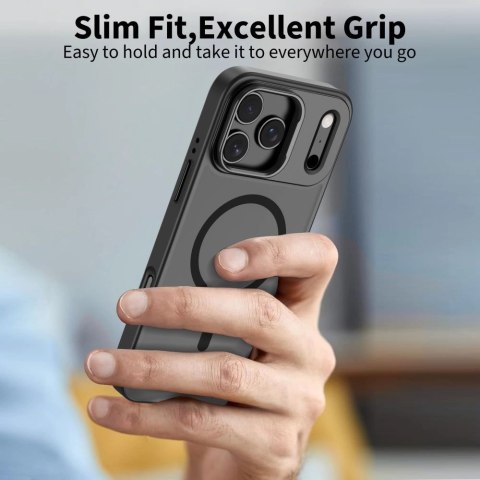 Etui Tech-Protect MagStand MagSafe na iPhone 17 Pro - czarny mat