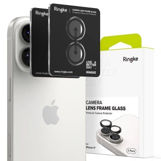 Osłona aparatu Ringke Camera Frame Protector 2-pack na iPhone 17 - czarna
