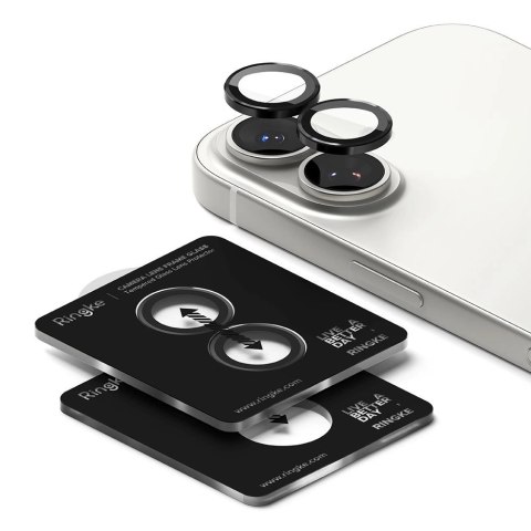 Osłona aparatu Ringke Camera Frame Protector 2-pack na iPhone 17 - czarna