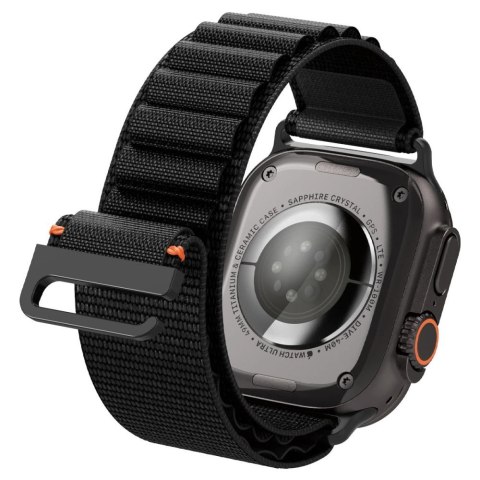 Pasek Pasek Spigen WBF1 na Apple Watch 44 / 45 / 46 / 49 mm - czarny