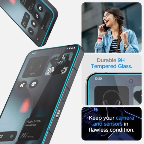 Szkło hartowane Spigen Glas.TR EZ Fit 2-pack na Nothing Phone 3 - przezroczyste