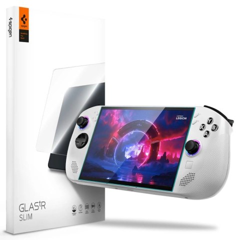 Szkło hartowane Spigen Glas.tR Slim 2-pack na Lenovo Legion GO S - czarne