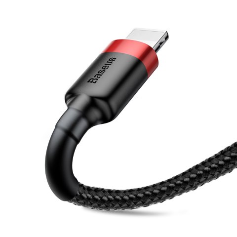 Baseus kabel Cafule USB - Lightning 0,5m 2,4A czerwono-czarny Baseus kabel Cafule USB - Lightning 0,5m 2,4A czerwono-czarny