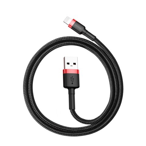 Baseus kabel Cafule USB - Lightning 0,5m 2,4A czerwono-czarny Baseus kabel Cafule USB - Lightning 0,5m 2,4A czerwono-czarny