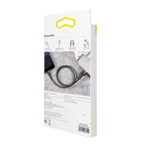 Baseus kabel Cafule USB - Lightning 0,5m 2,4A czerwono-czarny Baseus kabel Cafule USB - Lightning 0,5m 2,4A czerwono-czarny