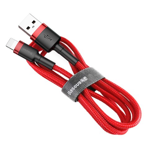 Baseus kabel Cafule USB - Lightning 1,0m 2,4A czerwony Baseus kabel Cafule USB - Lightning 1,0m 2,4A czerwony