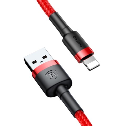 Baseus kabel Cafule USB - Lightning 1,0m 2,4A czerwony Baseus kabel Cafule USB - Lightning 1,0m 2,4A czerwony